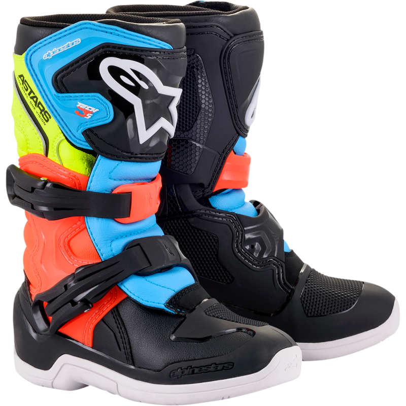 BOOT T3S KID BK/YL/RD 11