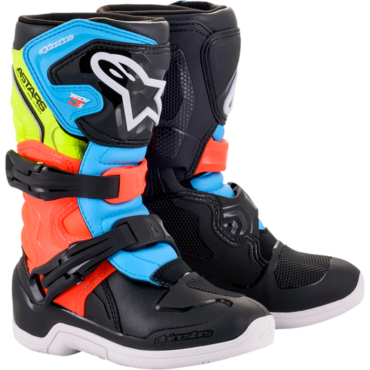 BOOT T3S KID BK/YL/RD 11