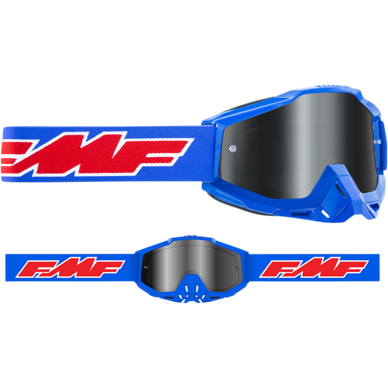 FMF POWERBOMB SAND GOGGLE ROCKET BLUE - SMOKE LENS