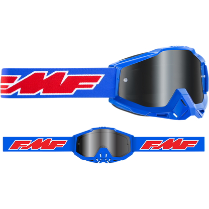 FMF POWERBOMB SAND GOGGLE ROCKET BLUE - SMOKE LENS