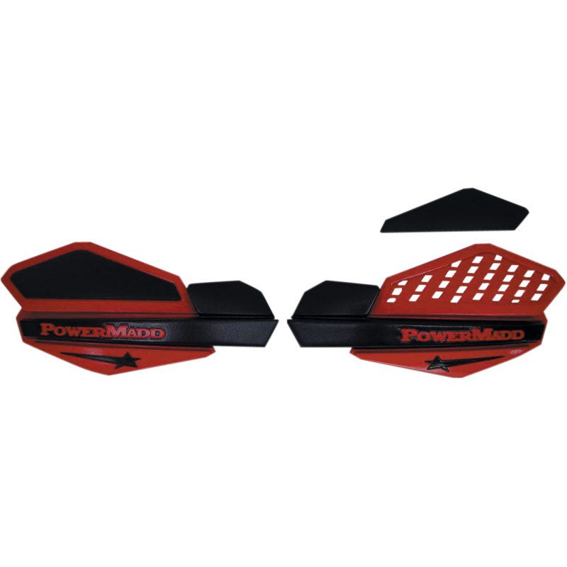 HANDGUARDS RED/BLACK