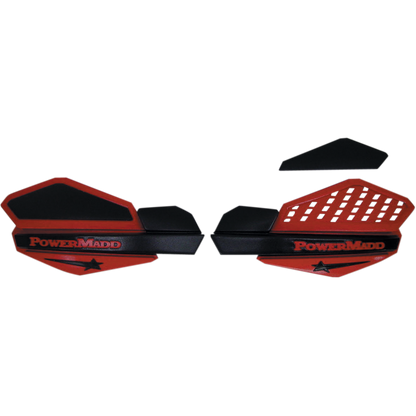 HANDGUARDS RED/BLACK