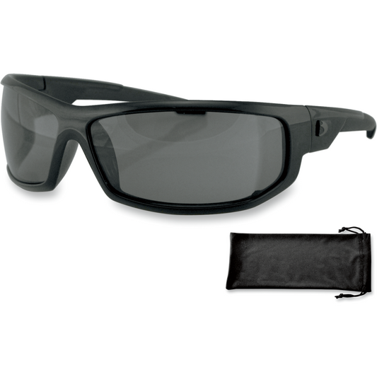 AXL BLK FRAME ANTI-FOG SMOKED LENS