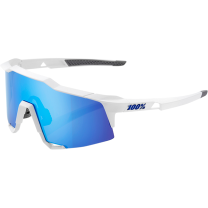 SPEEDCRAFT MATTE WHITE W/ HIPER ICEBERG BLUE MIRROR LENS