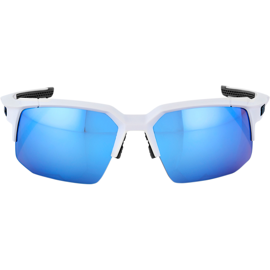 SPEEDCOUPE MATTE WHITE W/ HIPER ICEBERG BLUE MIRROR LENS