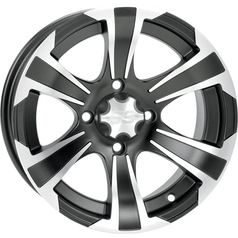 SS312 ALLOY 12X7 4/110 5+2 MATTE-BK W/MA