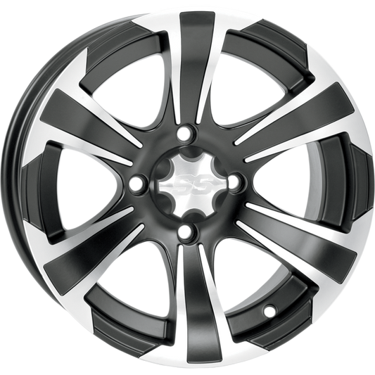 SS312 ALLOY 12X7 4/110 5+2 MATTE-BK W/MA