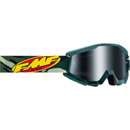 FMF POWERCORE GOGGLE ASSAULT CAMO - MIRROR SILVER LENS