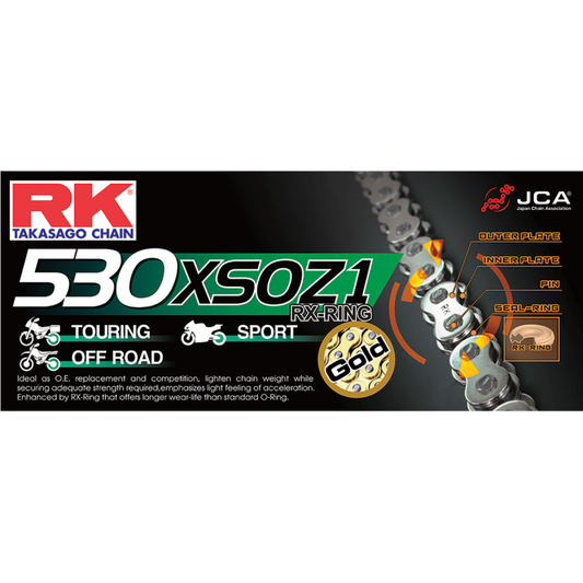 GB530XSOZ1x110 GOLD PERF. RX-RING CHAIN