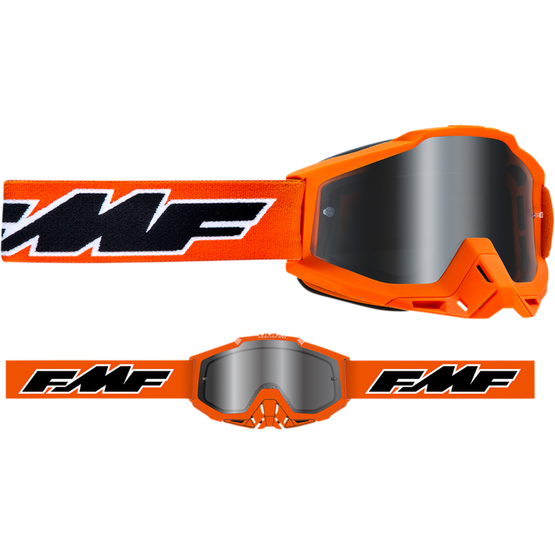 FMF POWERBOMB SAND GOGGLE ROCKET ORANGE - SMOKE LENS