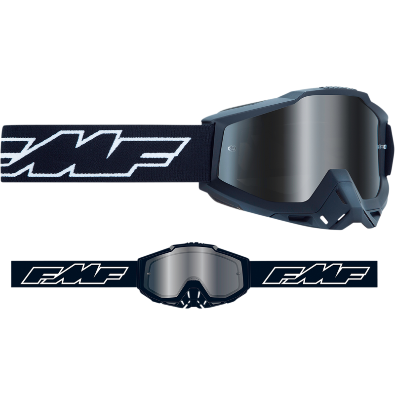 FMF POWERBOMB SAND GOGGLE ROCKET BLACK - SMOKE LENS