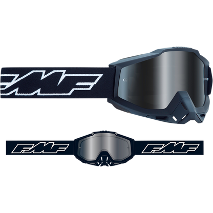 FMF POWERBOMB SAND GOGGLE ROCKET BLACK - SMOKE LENS