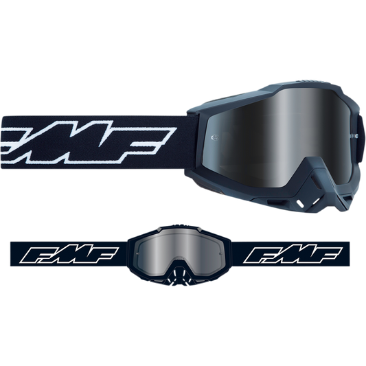 FMF POWERBOMB SAND GOGGLE ROCKET BLACK - SMOKE LENS