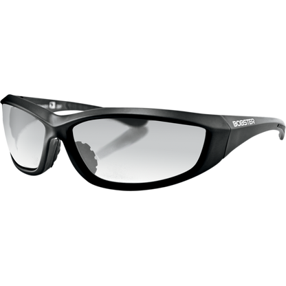 CHARGER SUNGLASS BLACK FRAME CLEAR LENS