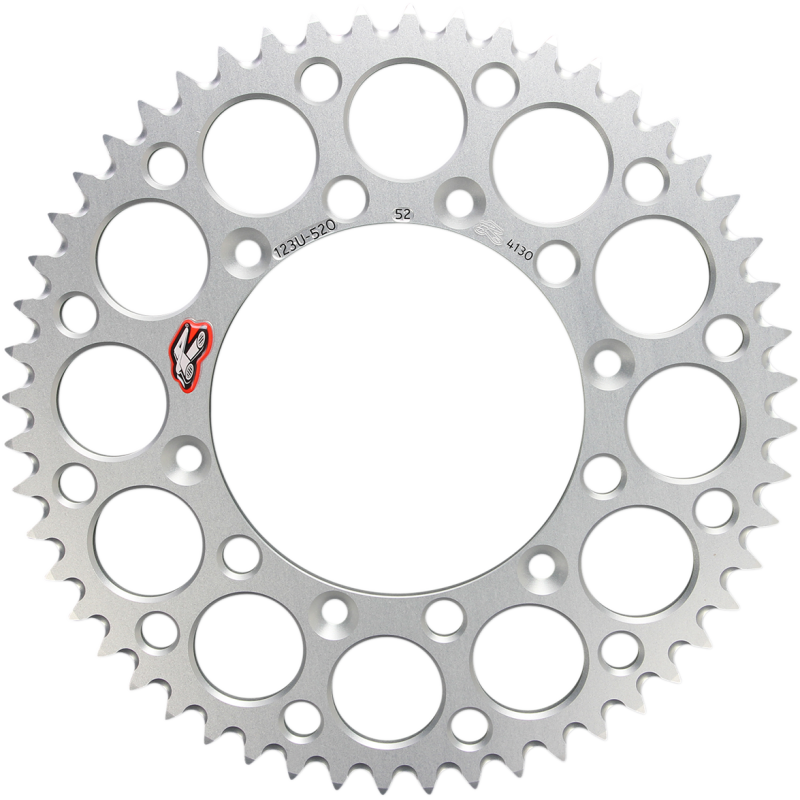 RENTHAL SPROCKET 123U-520-52 SILVER