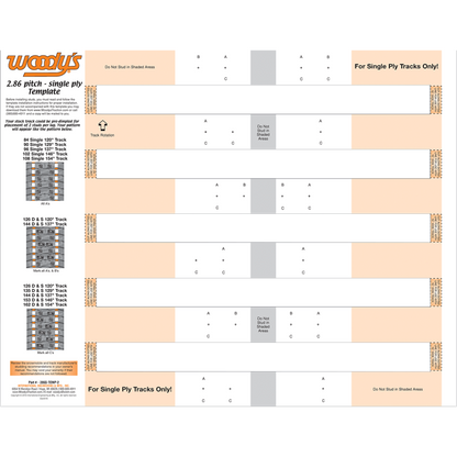 TEMPLATE STUDDING 2.86PT