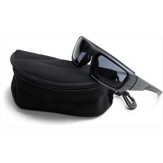 MISSION BALLISTIC SUNGLASS MATTE GRAY SMOKED LENS