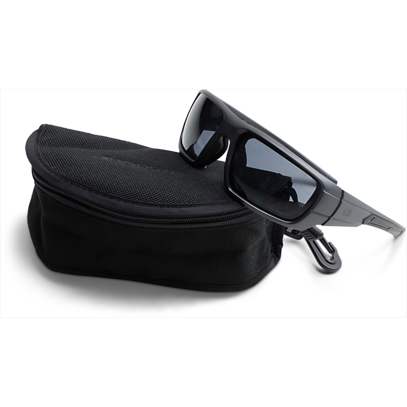 MISSION BALLISTIC SUNGLASS MATTE GRAY SMOKED LENS