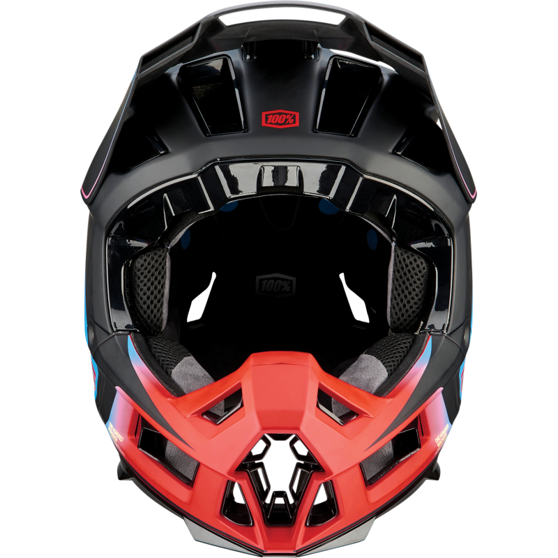 AIRCRAFT 2 HELMET CARBON STEEL BLUE/NEON RED - S