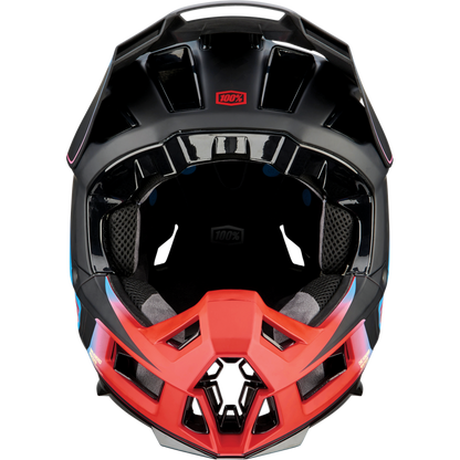 AIRCRAFT 2 HELMET CARBON STEEL BLUE/NEON RED - S