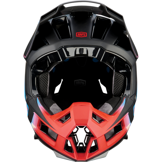 AIRCRAFT 2 HELMET CARBON STEEL BLUE/NEON RED - S