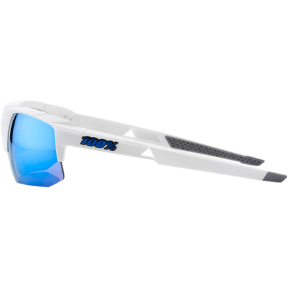 SPEEDCOUPE MATTE WHITE W/ HIPER ICEBERG BLUE MIRROR LENS