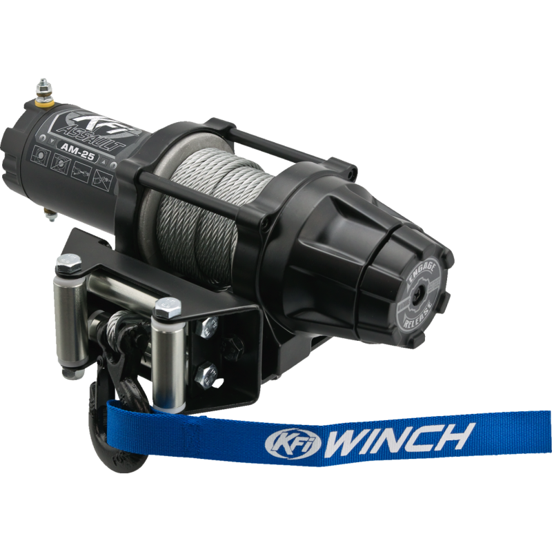 ASSAULT WINCH - 2500 LB - METAL CABLE