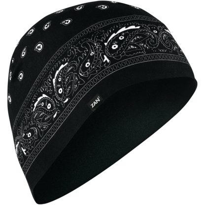 HELMET LINER/BEANIE SPORTFLEX SERIES BLACK PAISLEY