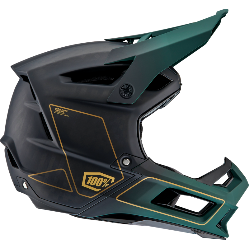 AIRCRAFT 2 HELMET CARBON GOLD/FOREST - S