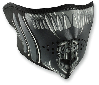 NEOPRENE 1/2 FACE MASK, ALIEN