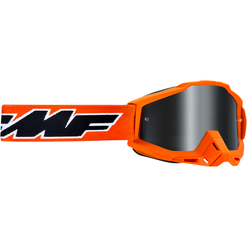 FMF POWERBOMB SAND GOGGLE ROCKET ORANGE - SMOKE LENS