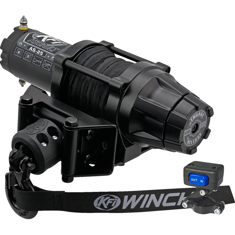 ASSAULT WINCH - 2500 LB - SYNTHETIC CABLE