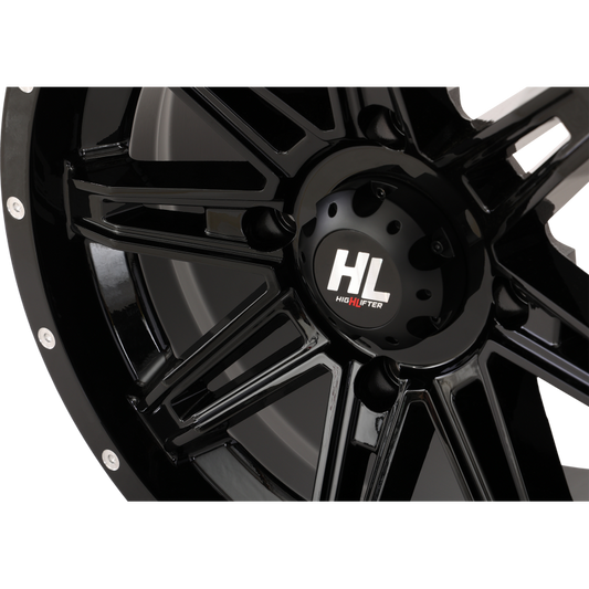 HL22 ALLOY 14X7 4/137 4+3 (+10mm) GLOSS BLACK W1