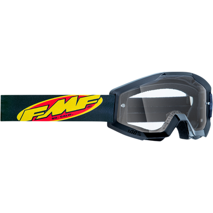 FMF POWERCORE GOGGLE CORE BLACK - CLEAR LENS