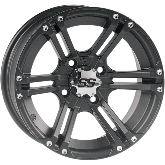 SS212 ALLOY 12X7 4/110 2+5 MATTE BLACK