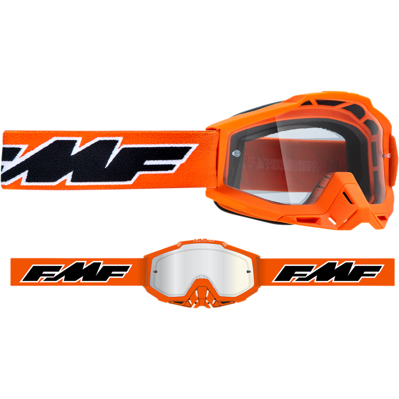 FMF POWERBOMB YOUTH GOGGLE ROCKET ORANGE - CLEAR LENS