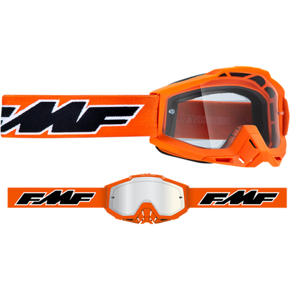 FMF POWERBOMB YOUTH GOGGLE ROCKET ORANGE - CLEAR LENS