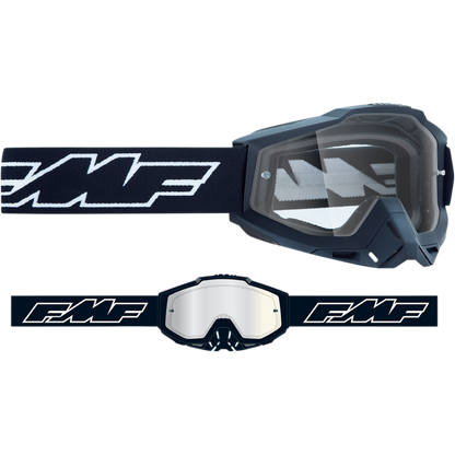 FMF POWERBOMB YOUTH GOGGLE ROCKET BLACK - CLEAR LENS