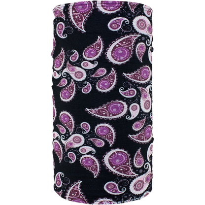 MOTLEY TUBE FLEECE PURPLE PAISLEY