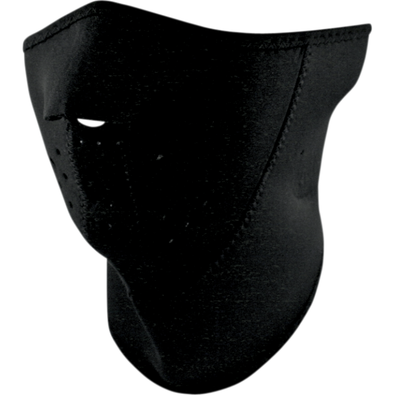 NEOPRENE 3-PANEL HALF MASK BLACK