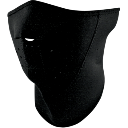 NEOPRENE 3-PANEL HALF MASK BLACK