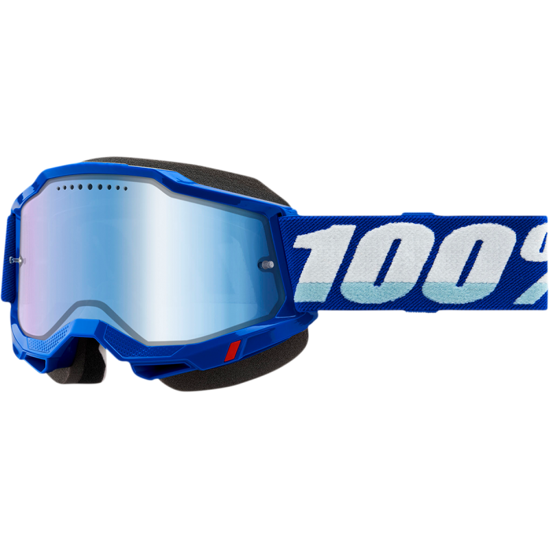 ACCURI 2 SNOWMOBILE GOGGLE BLUE - MIRROR BLUE LENS