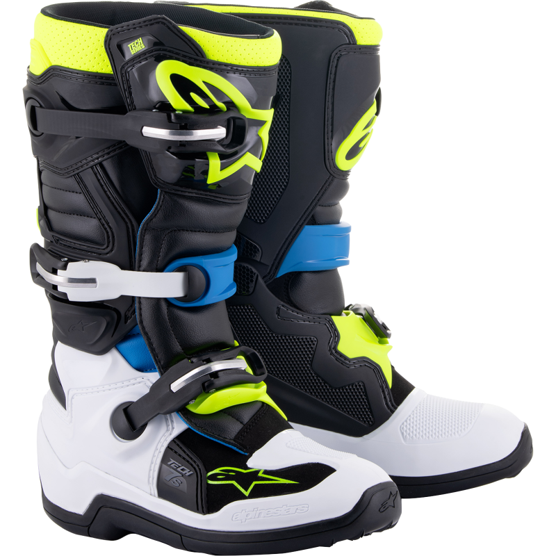 BOOT TECH 7S BK/BL/YL 4