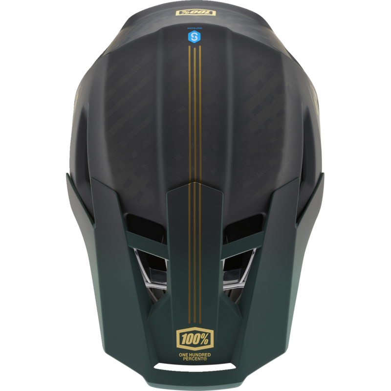 AIRCRAFT 2 HELMET CARBON GOLD/FOREST - S