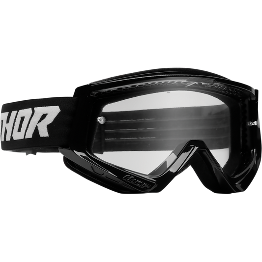 GOGGLE COMBAT RACER BK/WH