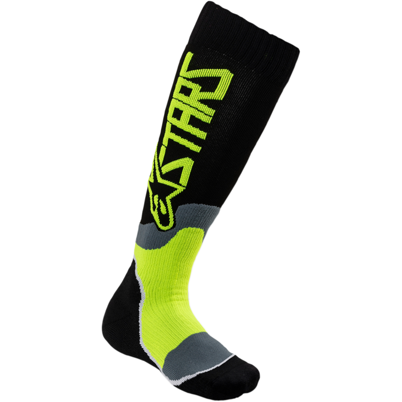 SOCK YTH MX PLUS2 B/Y M/L