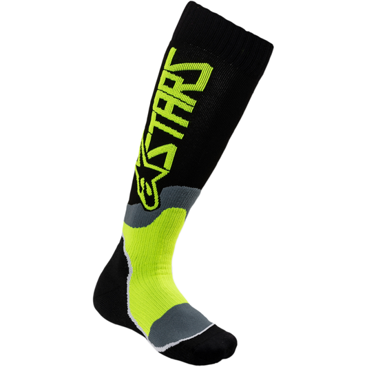 SOCK YTH MX PLUS2 B/Y M/L