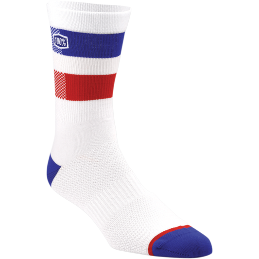 FLOW PERFORMANCE SOCKS WHITE LG/XL