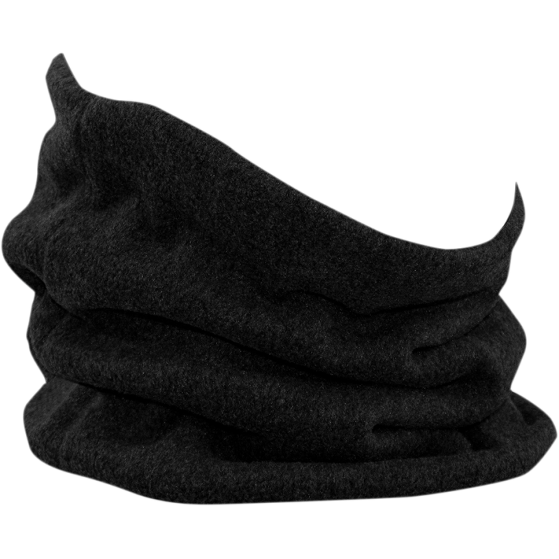 BLACK NECK WARMER, MICROFLEECE