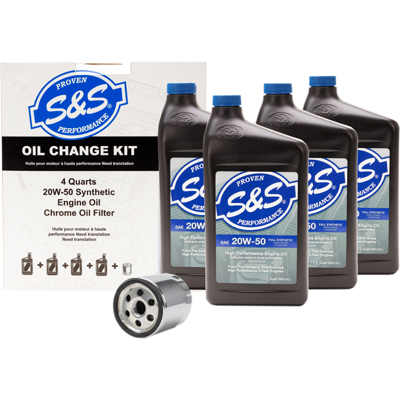 S&S OIL CHANGE KIT EVO/XL